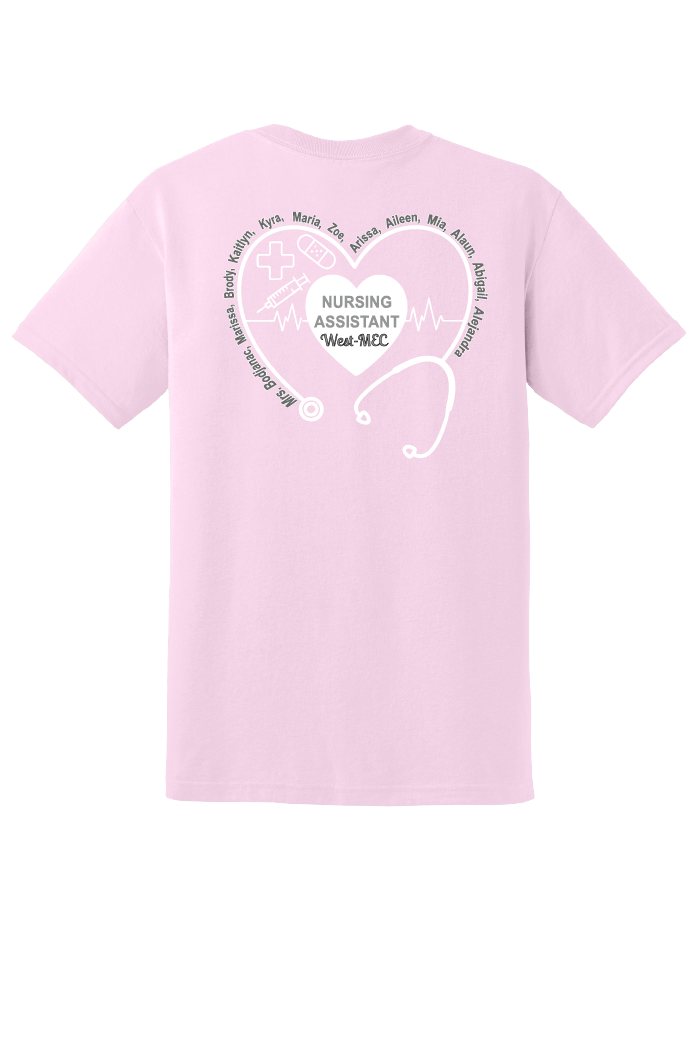 BODJANAC Nursing Assistant PM Class SHORT SLEEVE t-shirt