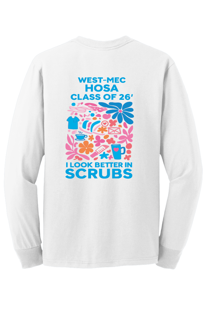 CNA Nursing Assistant AM Class LONG SLEEVE t-shirt