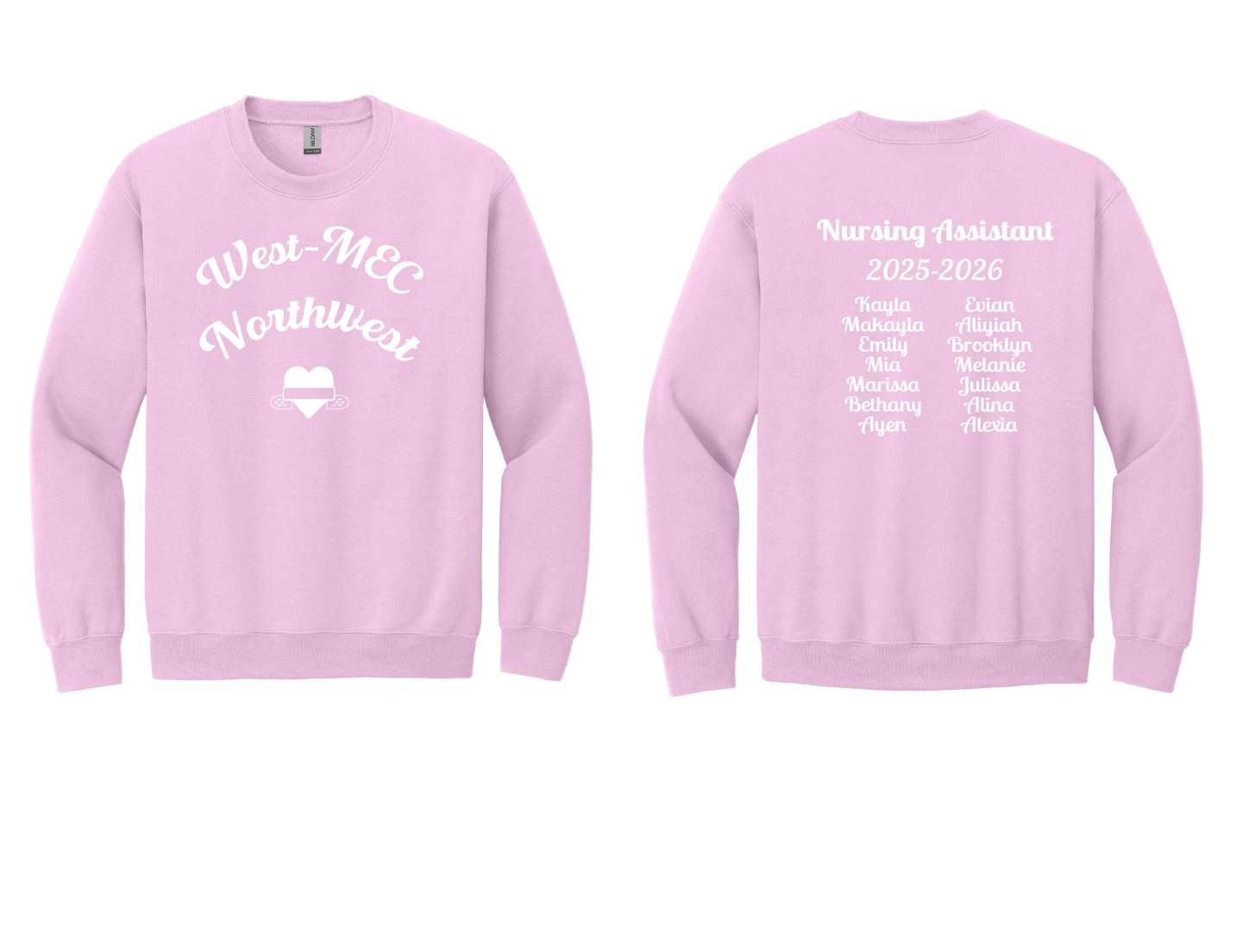 CNA Nursing Assistant PM Class Sweatshirt