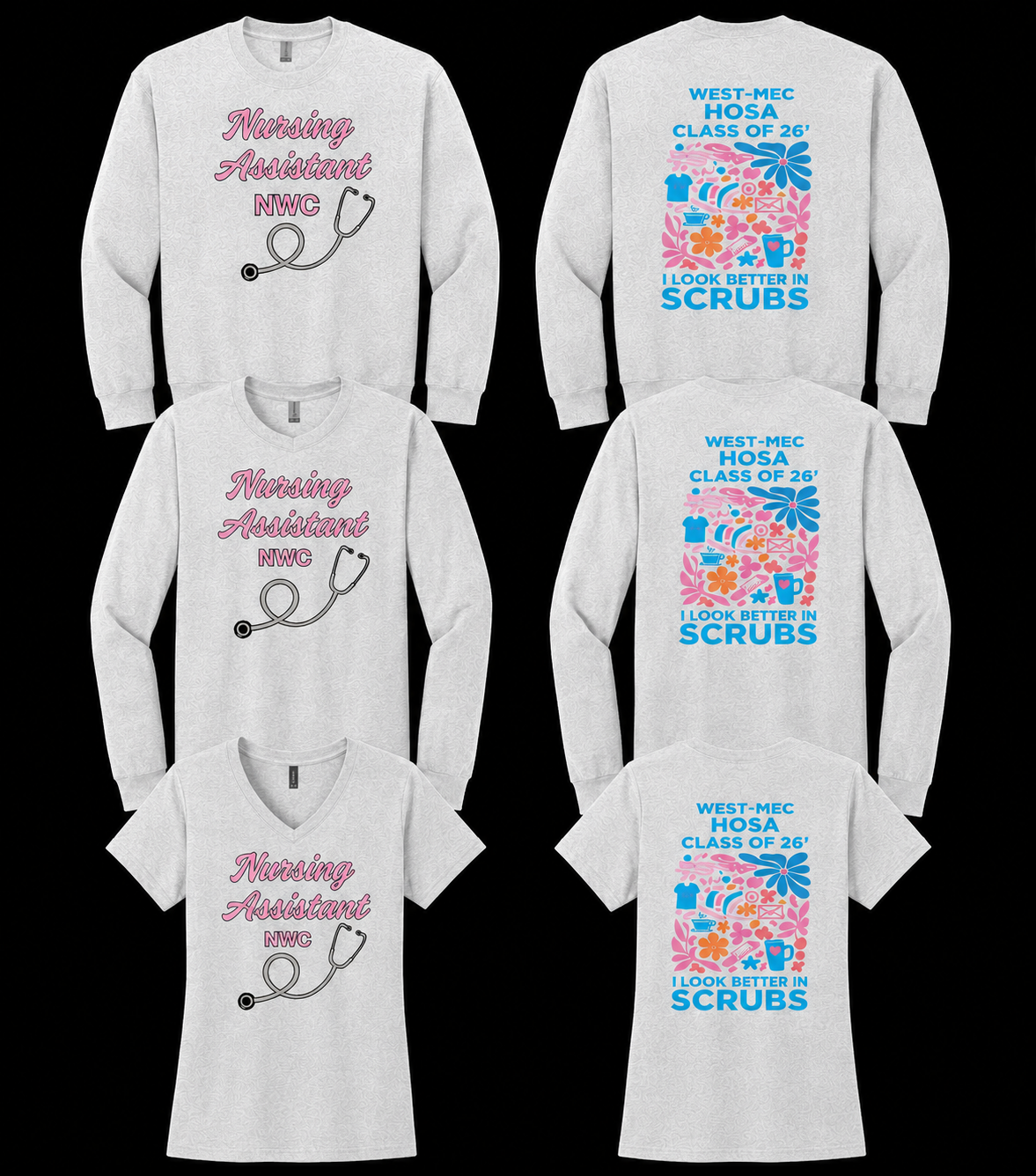 Nursing Assistant Class  - BUNDLE DISCOUNT - SAVE $10 with v-neck